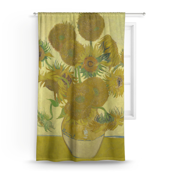 Custom Sunflowers (Van Gogh 1888) Curtain