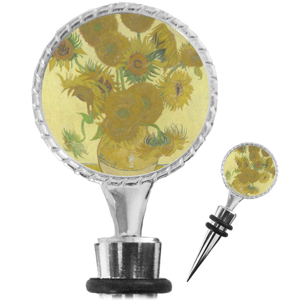 Custom Sunflowers (Van Gogh 1888) Wine Bottle Stopper