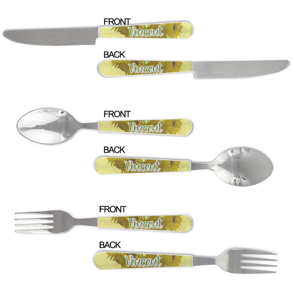 Sunflowers (Van Gogh 1888) Cutlery Set - APPROVAL