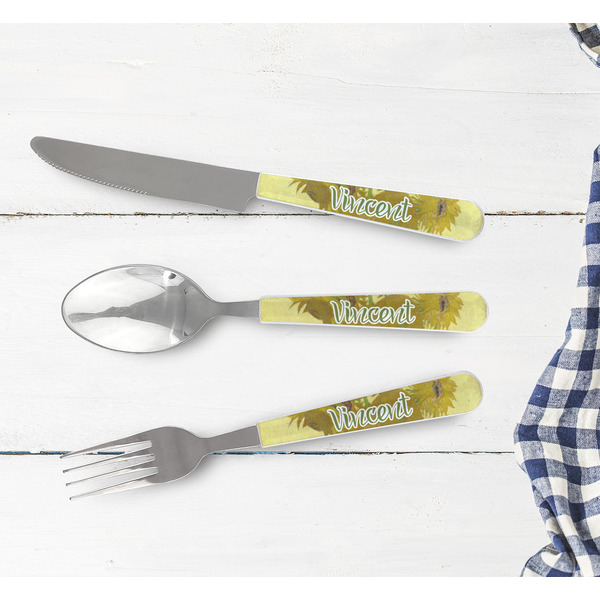 Sunflowers (Van Gogh 1888) Cutlery Set - LIFESTYLE