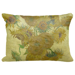 Sunflowers (Van Gogh 1888) Decorative Baby Pillowcase - 16"x12"