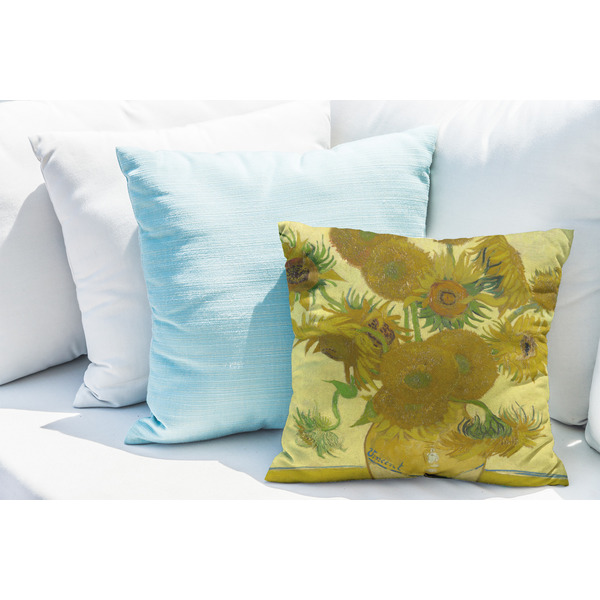 Sunflowers (Van Gogh 1888) Decorative Pillow Case - LIFESTYLE 2