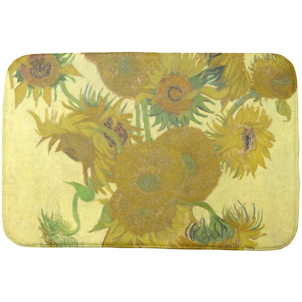Custom Sunflowers (Van Gogh 1888) Dish Drying Mat