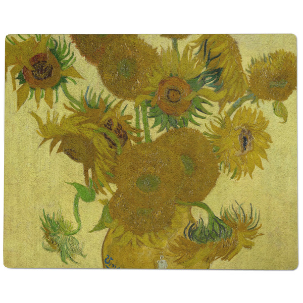 Sunflowers (Van Gogh 1888) Dog Food Mat - Large without Bowls