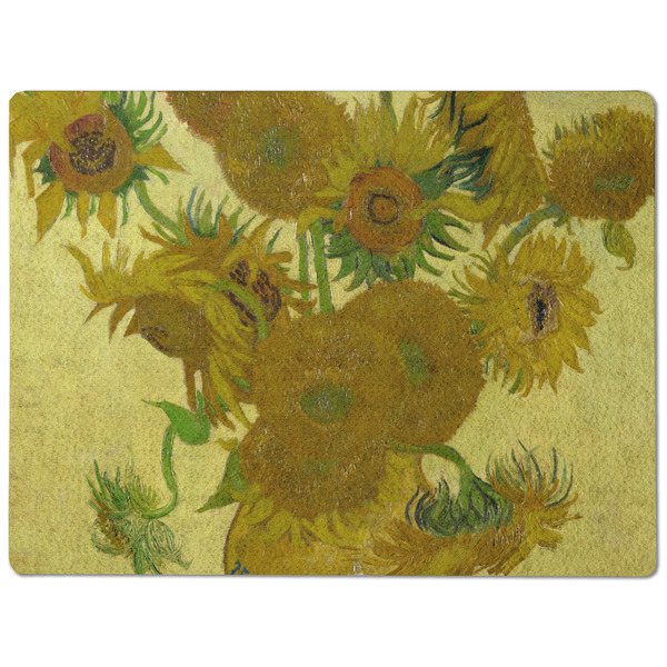 Sunflowers (Van Gogh 1888) Dog Food Mat - Medium without bowls