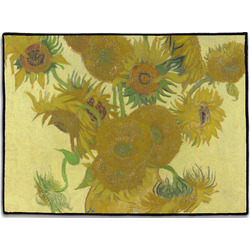 Sunflowers (Van Gogh 1888) Door Mat - 24"x18"