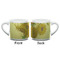Sunflowers (Van Gogh 1888) Double Shot Espresso Cup - Single - Front & Back