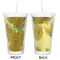 Sunflowers (Van Gogh 1888) Double Wall Tumbler with Straw - Approval
