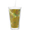 Sunflowers (Van Gogh 1888) Double Wall Tumbler with Straw - Front