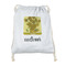 Sunflowers (Van Gogh 1888) Drawstring Backpack - Sweatshirt Fleece - Single Sided