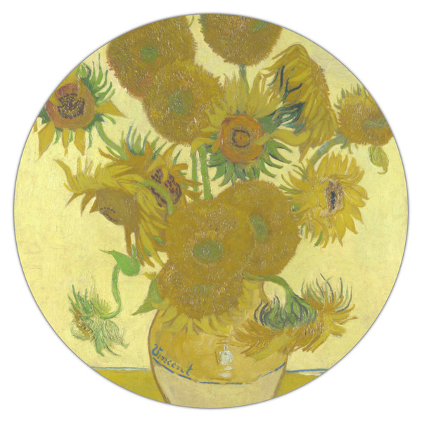 Sunflowers (Van Gogh 1888) Drink Topper - Medium - Single