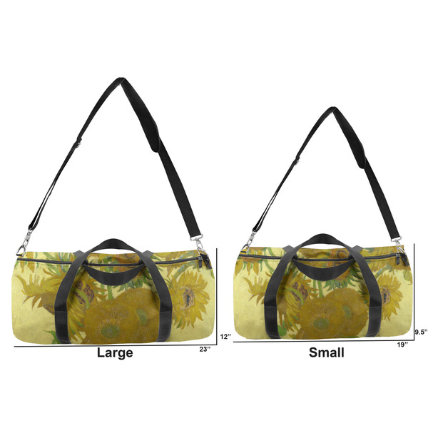 Sunflowers (Van Gogh 1888) Duffle Bag Small and Large