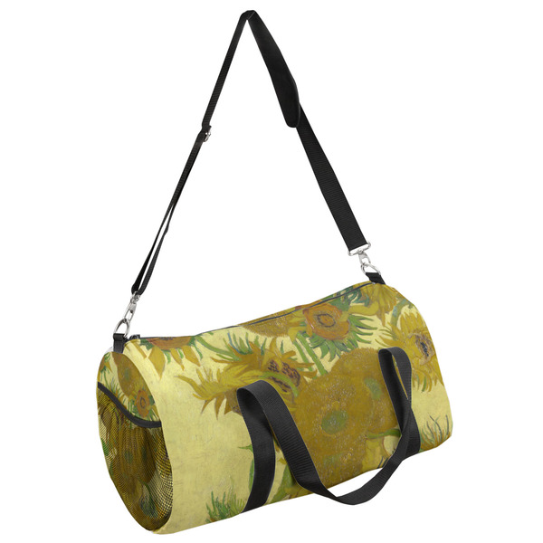 Custom Sunflowers (Van Gogh 1888) Duffel Bag - Large