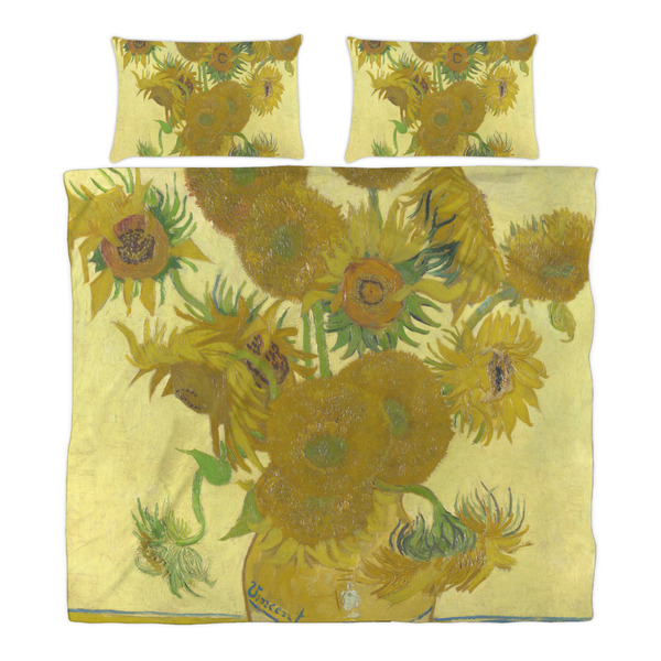 Sunflowers (Van Gogh 1888) Duvet Cover Set - King - Alt Approval