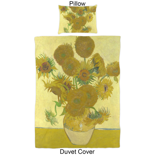 Sunflowers (Van Gogh 1888) Duvet Cover Set - Twin - Approval