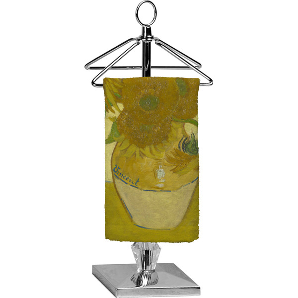 Custom Sunflowers (Van Gogh 1888) Finger Tip Towel - Full Print
