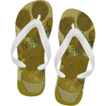 Sunflowers (Van Gogh 1888) Flip Flops - Large