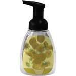 Sunflowers (Van Gogh 1888) Foam Soap Bottle - Black