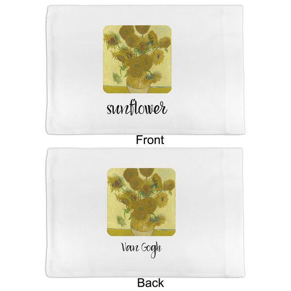 Sunflowers (Van Gogh 1888) Full Pillow Case - APPROVAL (partial print)