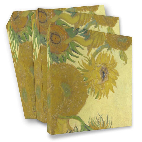 Custom Sunflowers (Van Gogh 1888) 3 Ring Binder - Full Wrap