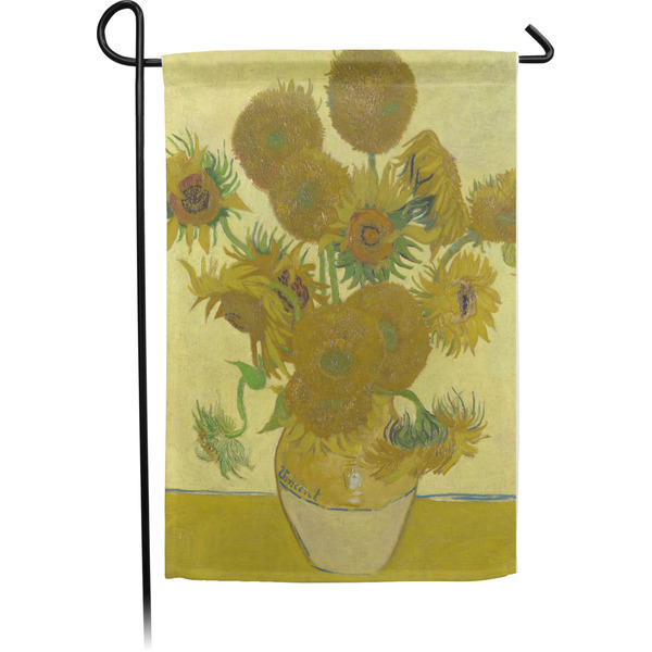 Custom Sunflowers (Van Gogh 1888) Small Garden Flag - Single Sided