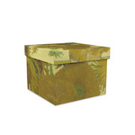 Sunflowers (Van Gogh 1888) Gift Box with Lid - Canvas Wrapped - Small