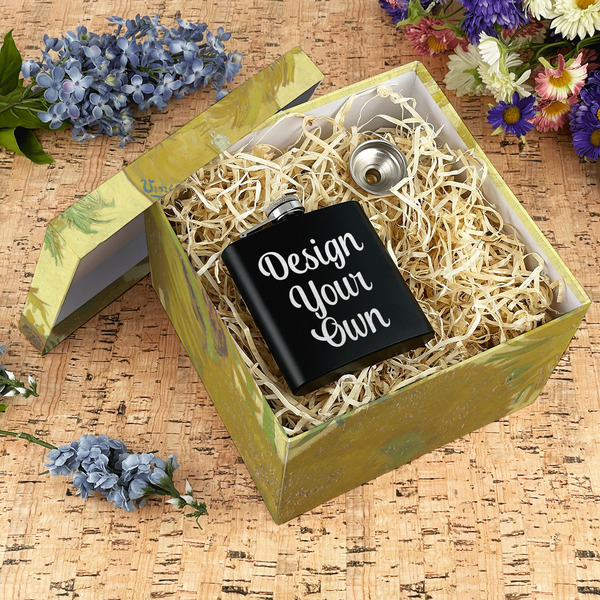 Sunflowers (Van Gogh 1888) Gift Boxes with Lid - Canvas Wrapped - X-Large - In Context