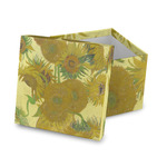 Sunflowers (Van Gogh 1888) Gift Box with Lid - Canvas Wrapped