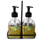 Sunflowers (Van Gogh 1888) Glass Soap & Lotion Bottle Set
