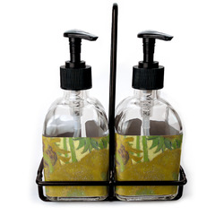 Sunflowers (Van Gogh 1888) Glass Soap & Lotion Bottles