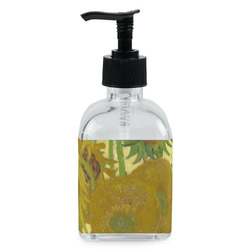 Sunflowers (Van Gogh 1888) Glass Soap & Lotion Bottle - Single Bottle