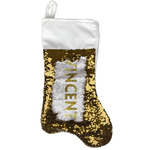 Sunflowers (Van Gogh 1888) Reversible Sequin Stocking - Gold
