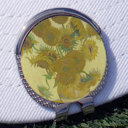 Sunflowers (Van Gogh 1888) Golf Ball Marker - Hat Clip