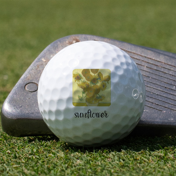 Sunflowers (Van Gogh 1888) Golf Ball - Non-Branded - Club