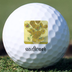 Sunflowers (Van Gogh 1888) Golf Balls - Non-Branded - Set of 12