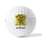 Sunflowers (Van Gogh 1888) Golf Balls - Titleist - Set of 3 - FRONT