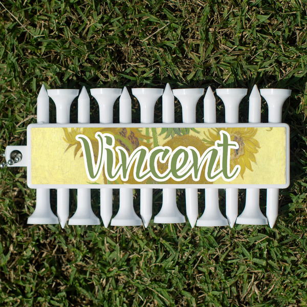 Custom Sunflowers (Van Gogh 1888) Golf Tees & Ball Markers Set