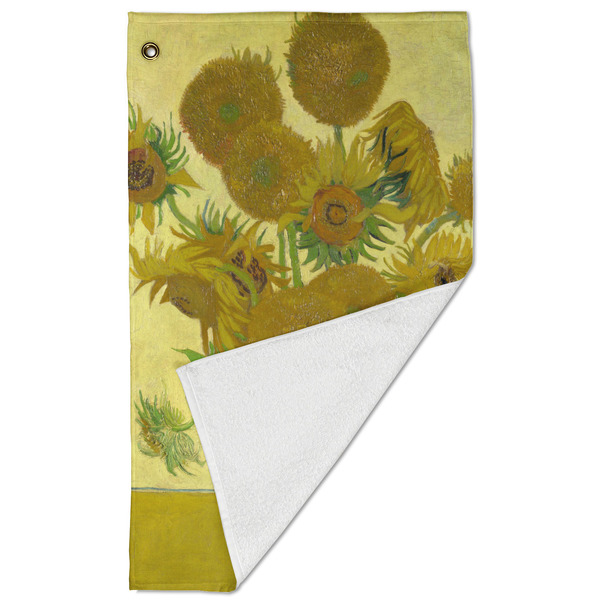 Sunflowers (Van Gogh 1888) Golf Towel - Folded (Large)
