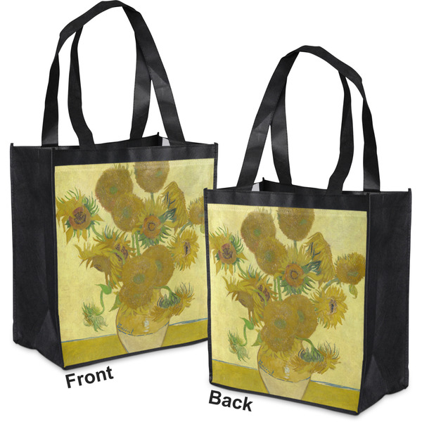 Sunflowers (Van Gogh 1888) Grocery Bag - Apvl