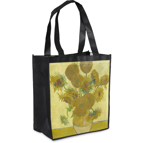 Custom Sunflowers (Van Gogh 1888) Grocery Bag