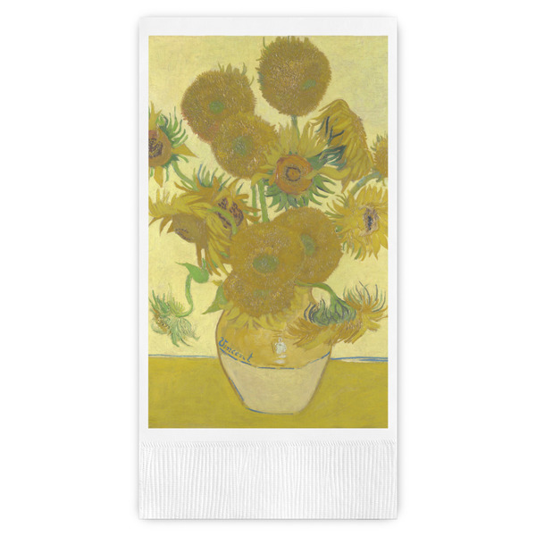 Custom Sunflowers (Van Gogh 1888) Guest Towels - Full Color