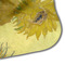 Sunflowers (Van Gogh 1888) Hooded Baby Towel- Detail Corner