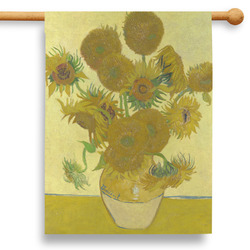 Sunflowers (Van Gogh 1888) 28" House Flag - Double Sided