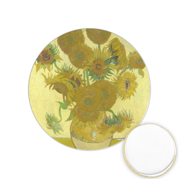 Custom Sunflowers (Van Gogh 1888) Printed Cookie Topper - 1.25"