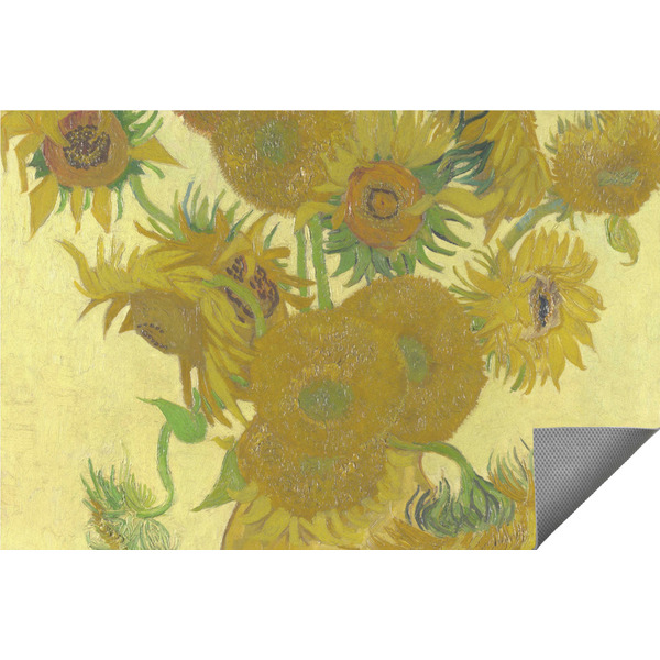 Custom Sunflowers (Van Gogh 1888) Indoor / Outdoor Rug - 2'x3'