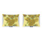 Sunflowers (Van Gogh 1888) Indoor Rectangular Burlap Pillow (Front and Back)