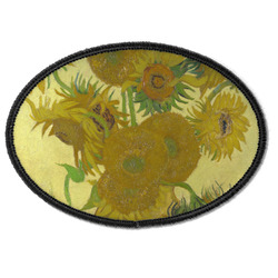Sunflowers (Van Gogh 1888) Iron On Oval Patch