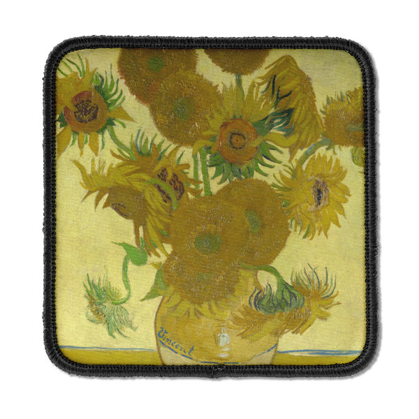 Sunflowers (Van Gogh 1888) Iron On Patch -  Square - Front