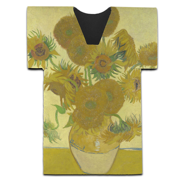 Custom Sunflowers (Van Gogh 1888) Jersey Bottle Cooler