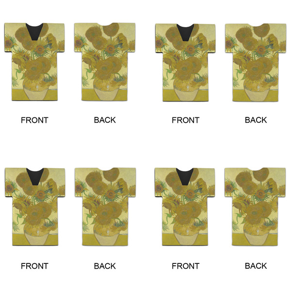 Sunflowers (Van Gogh 1888) Jersey Bottle Cooler - Set of 4 - APPROVAL